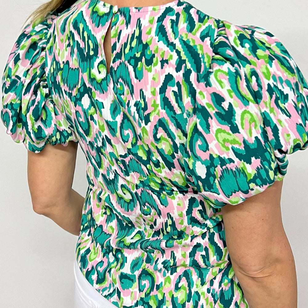 
                      
                        Ayres Print Puff Sleeve Top - FINAL SALE
                      
                    