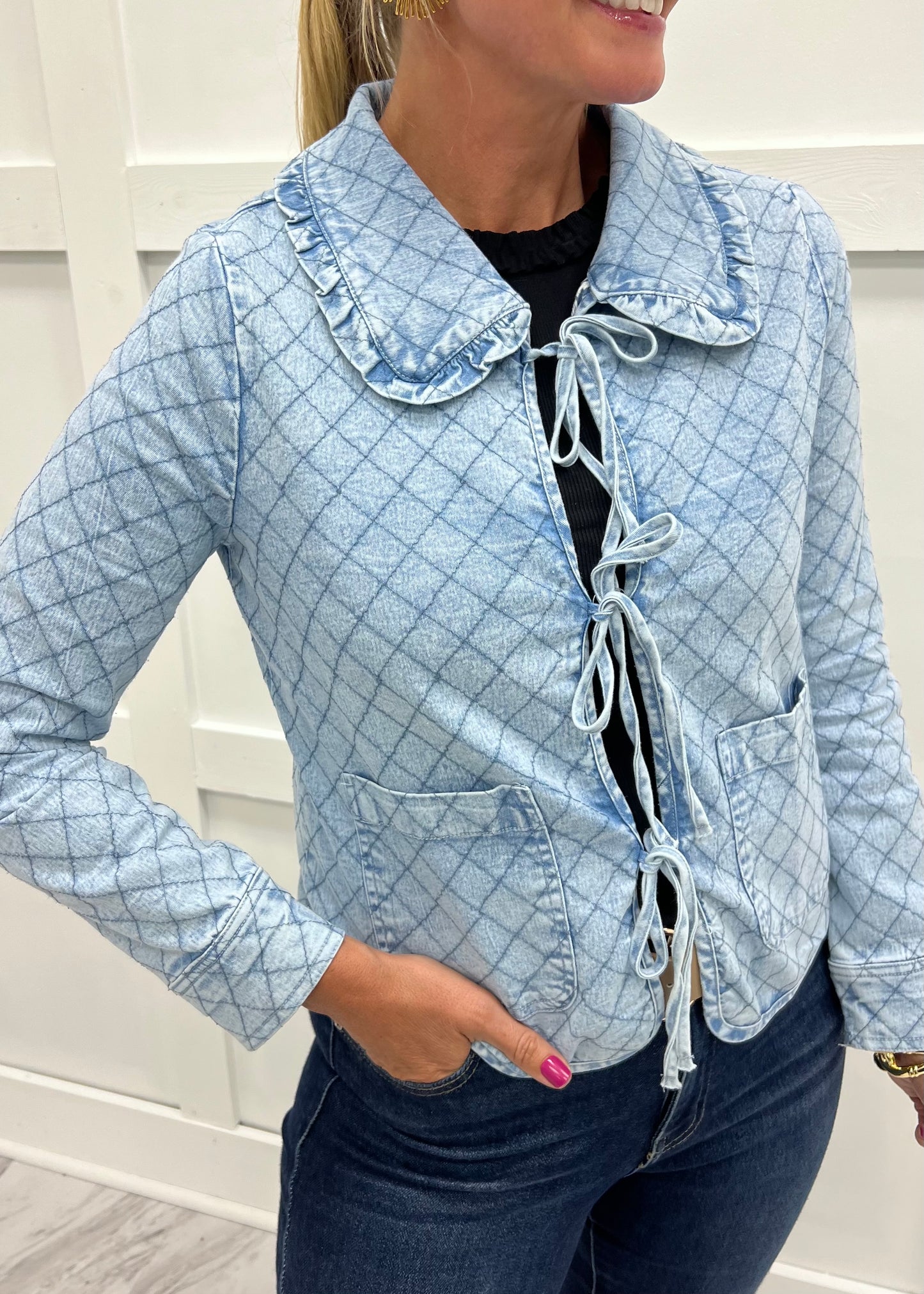 Worth Denim Jacket-FINAL SALE shop chartreuse Worth Denim Jacket-FINAL SALE shop chartreuse