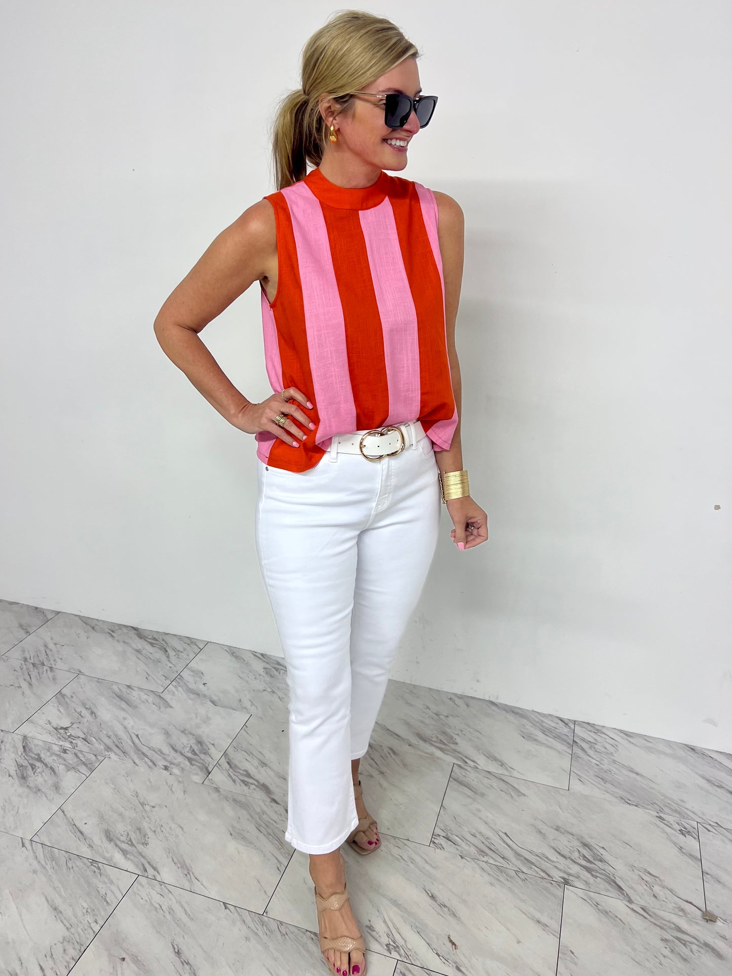 Color Crush Stripe Top