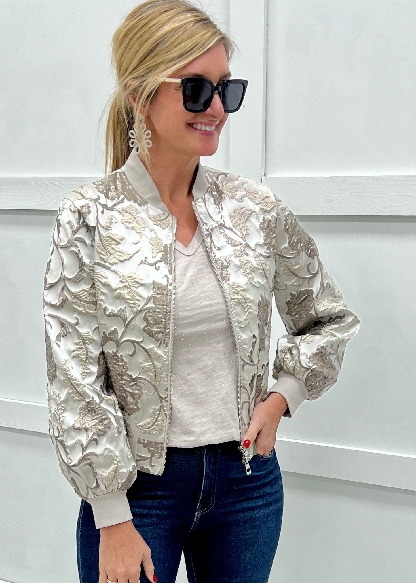 Metallic Moment Jacket