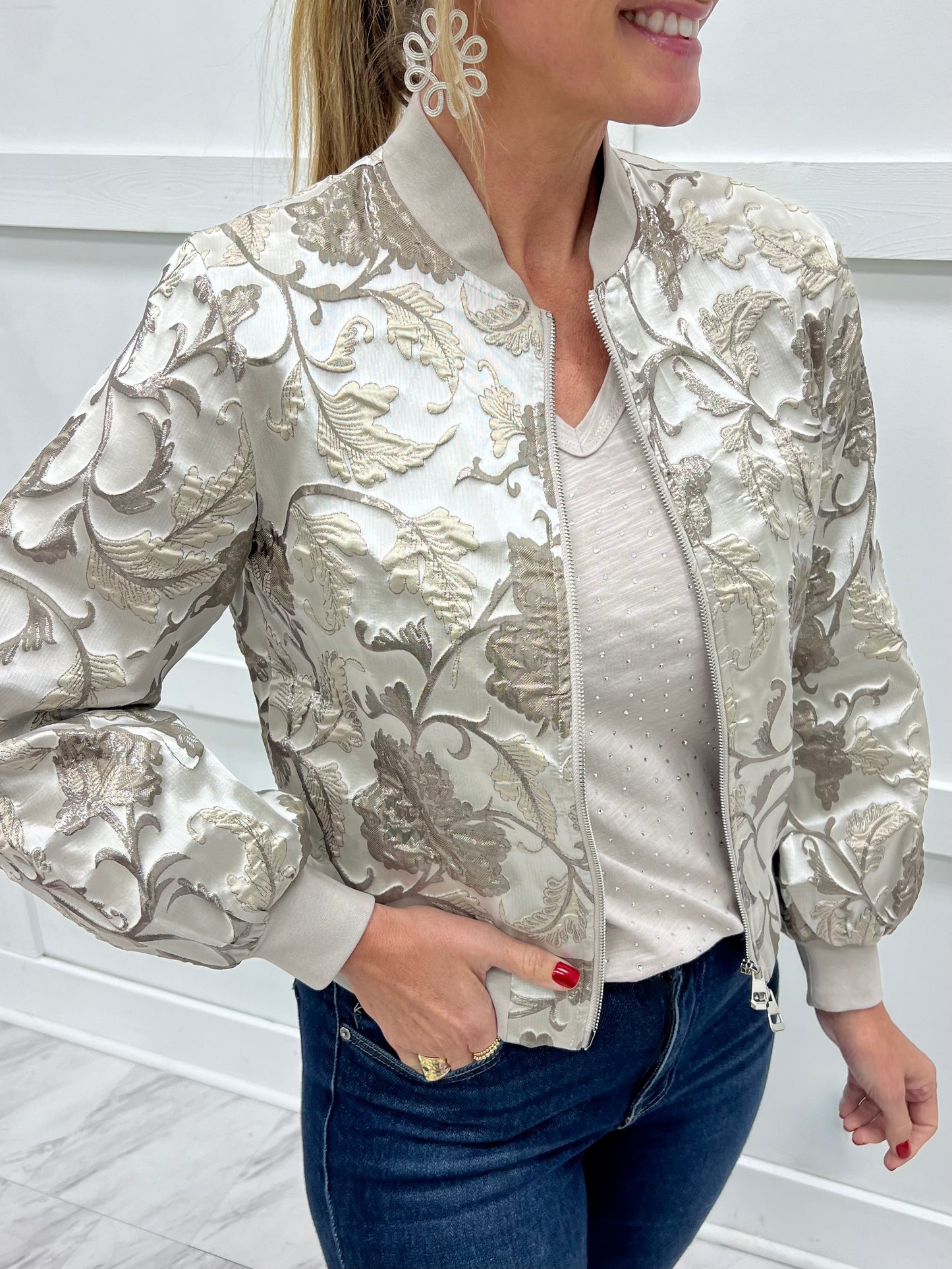 Metallic Moment Jacket
