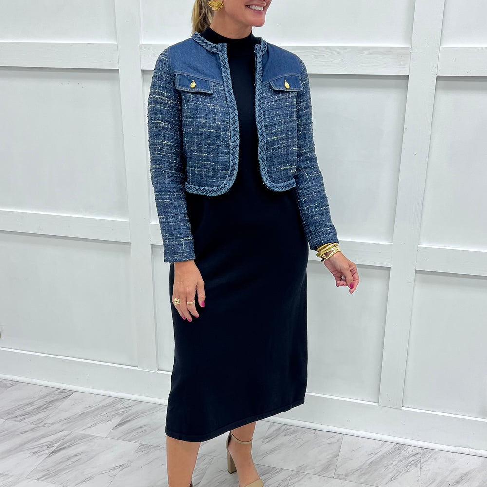 
                  
                    Denim Theory Tweed Jacket
                  
                