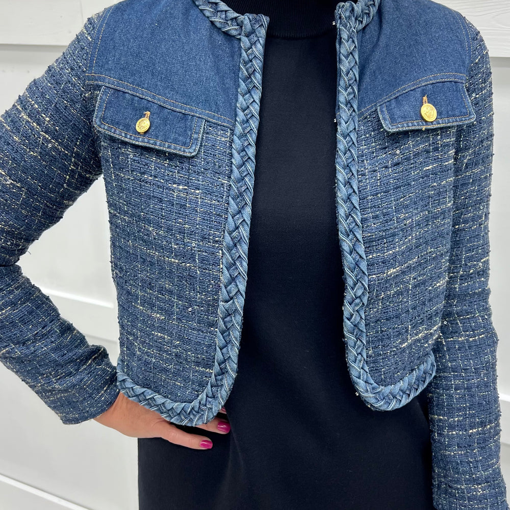 
                  
                    Denim Theory Tweed Jacket
                  
                