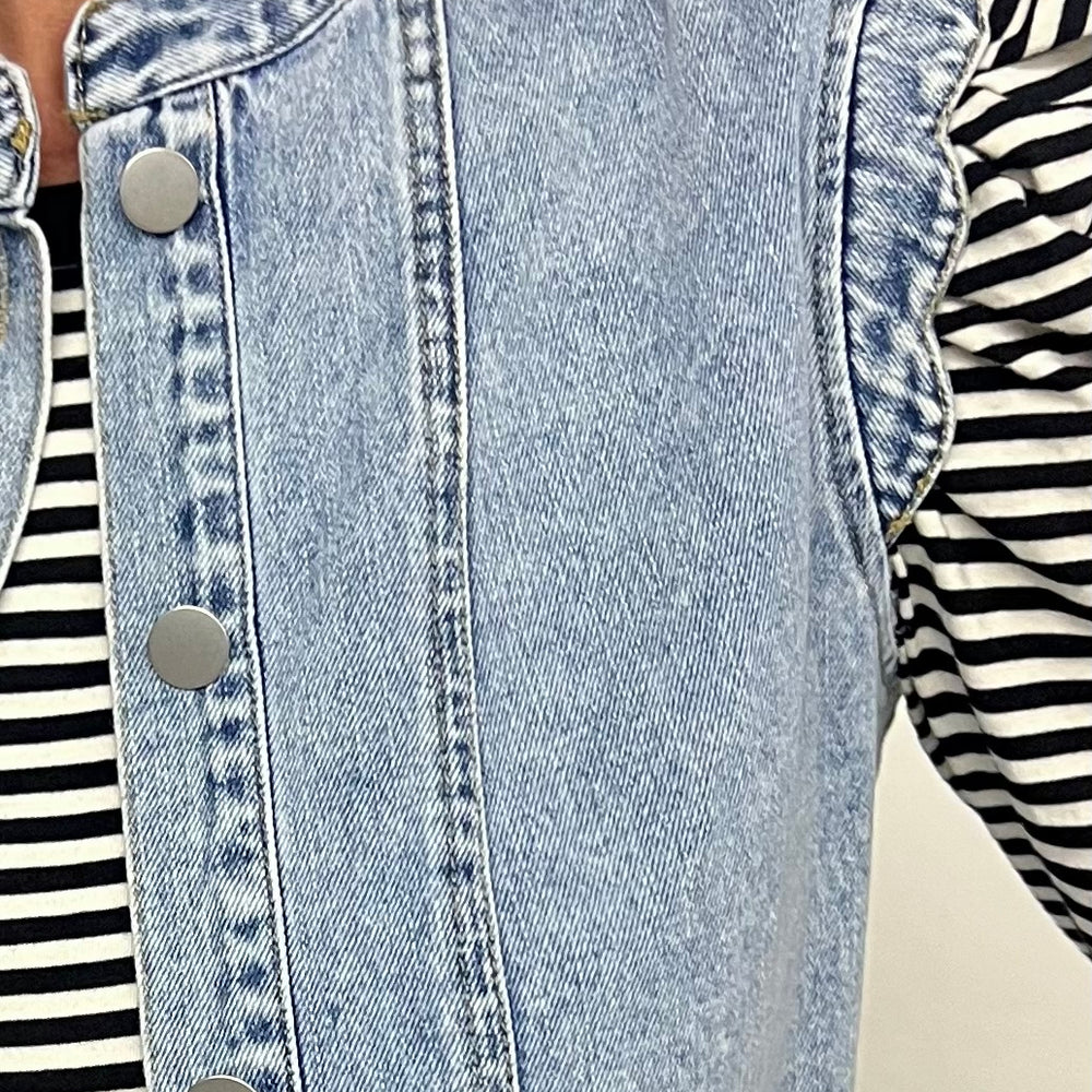 Delilah Denim Vest-FINAL SALE