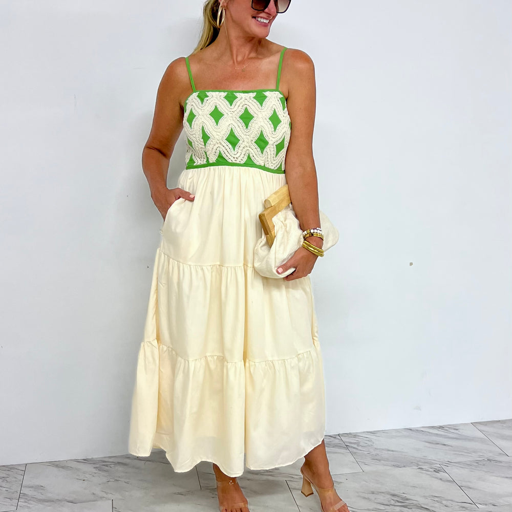 
                  
                    Collier Crochet Midi Dress-FINAL SALE
                  
                