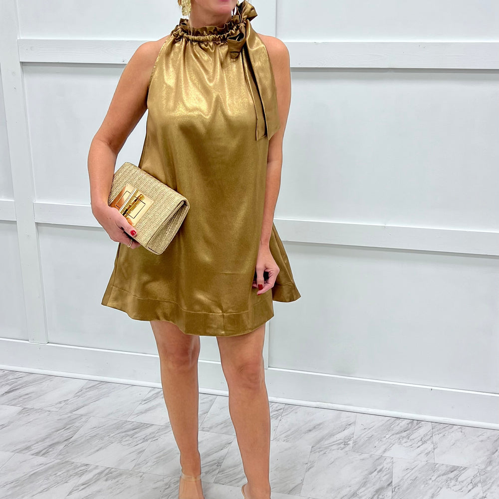 
                  
                    Modern Glam Shimmer Dress (Gold)
                  
                
