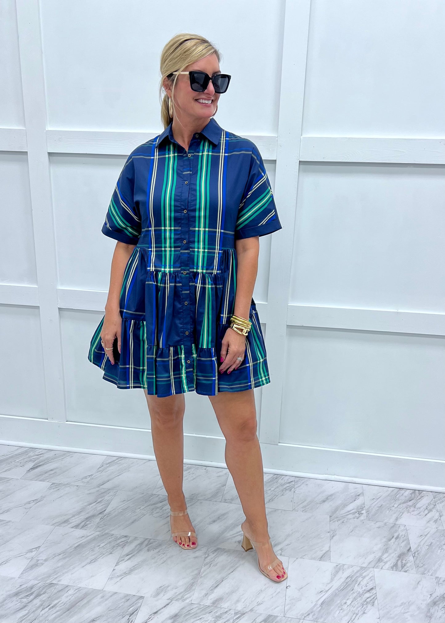 Hampton Plaid Dress