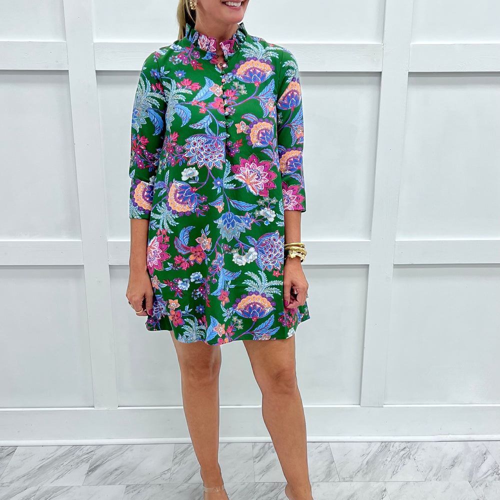 Elara Print Dress