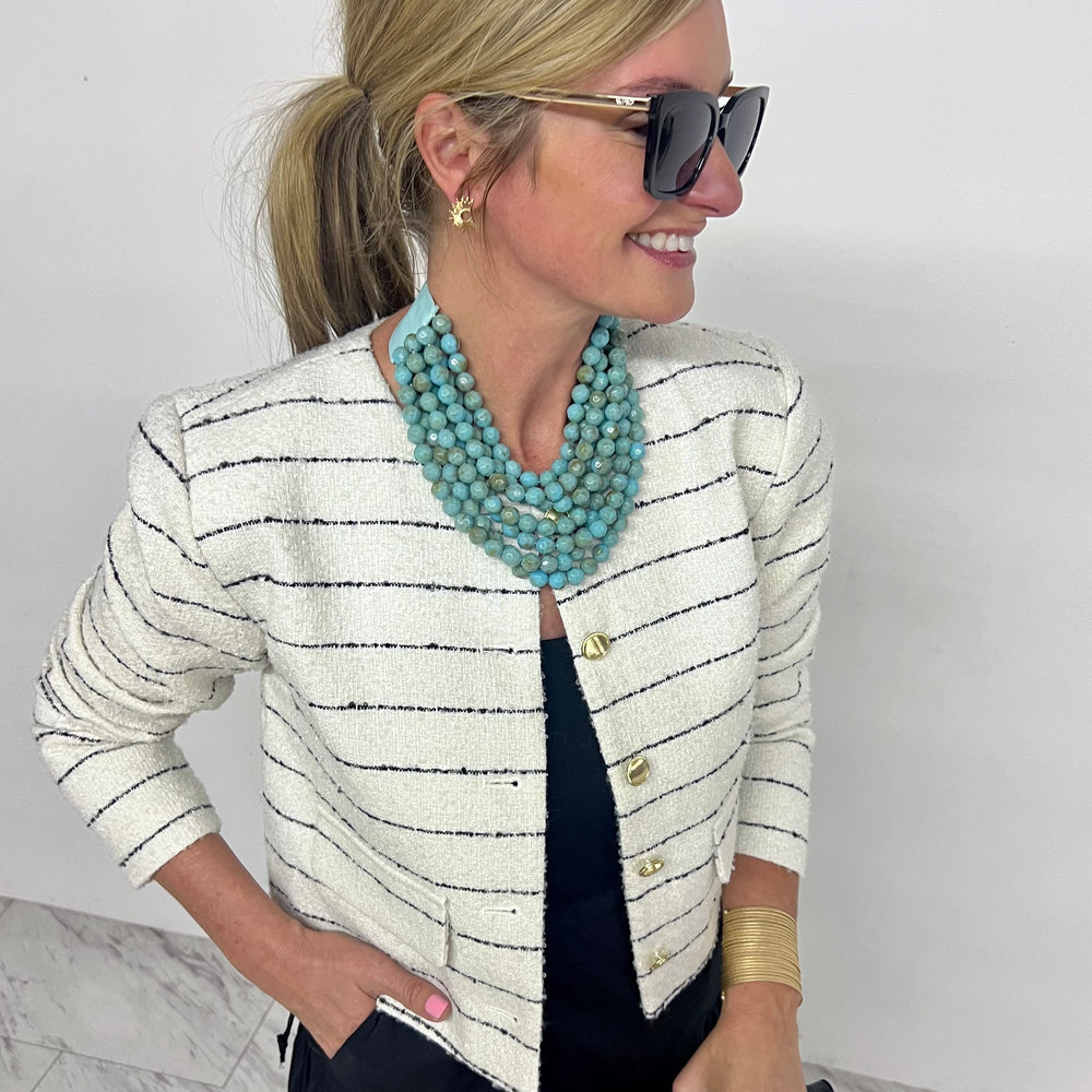 Sorrento Stripe Tweed Jacket