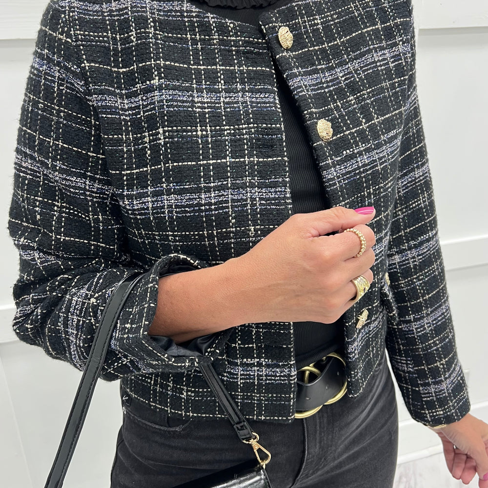 Bristol Black Tweed Jacket