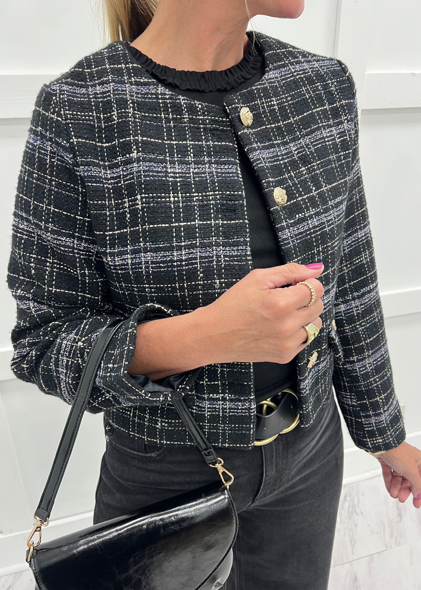 Bristol Black Tweed Jacket