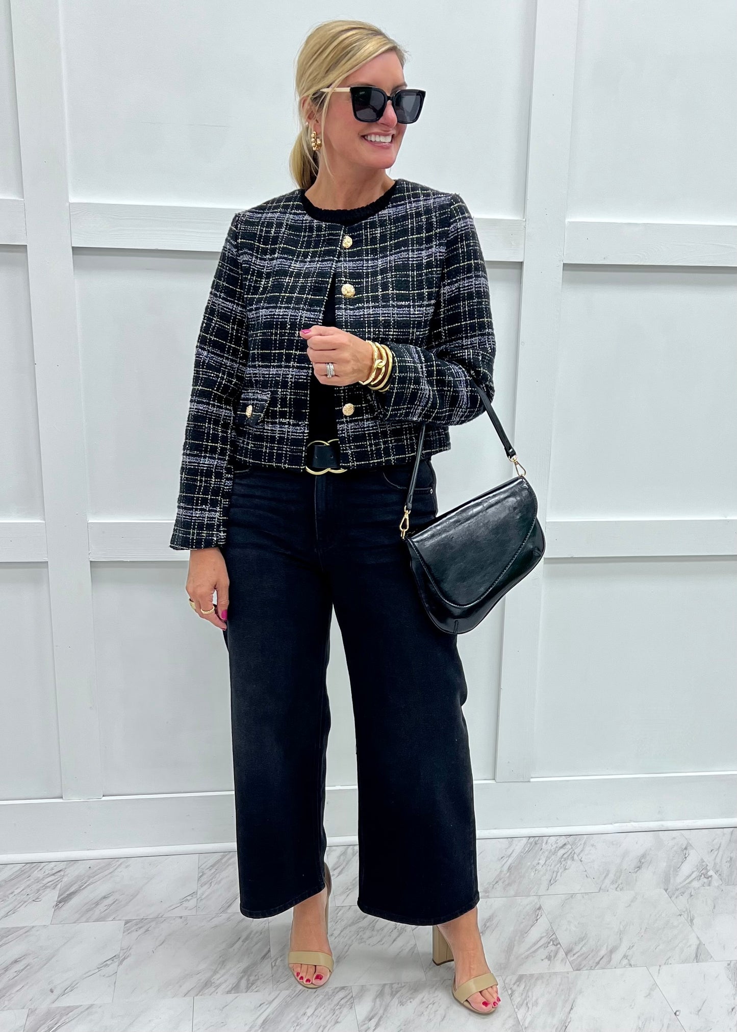 Bristol Black Tweed Jacket