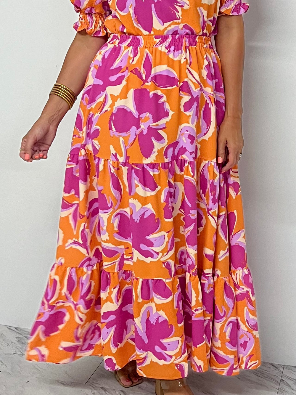 Perri Print Maxi Skirt