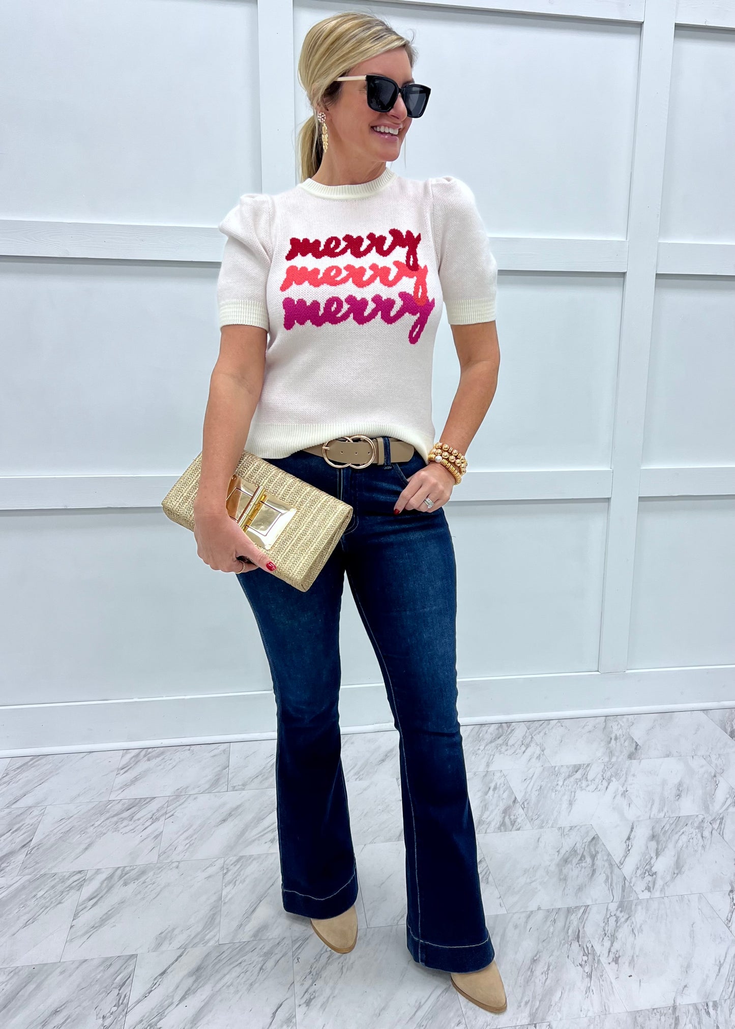 Most Merry Sweater (Cream)