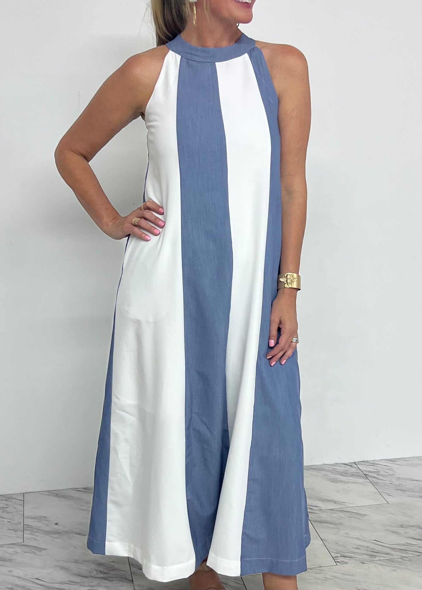 Maxwell Colorblock Maxi Dress