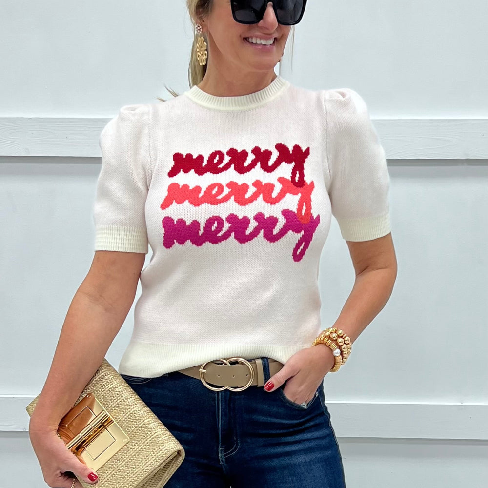 
                  
                    Most Merry Sweater (Cream)
                  
                