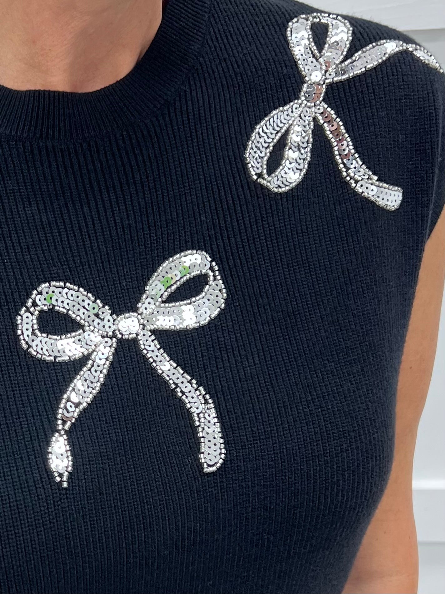 Just For You Bow Top (BLACK)