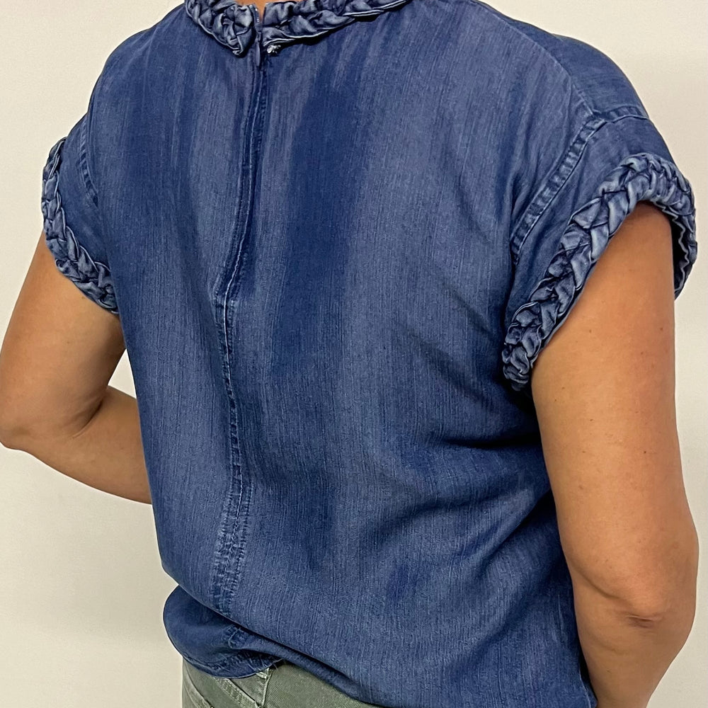 
                  
                    Weston Denim Braid Top - FINAL SALE
                  
                