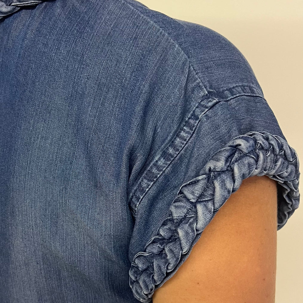 
                  
                    Weston Denim Braid Top - FINAL SALE
                  
                