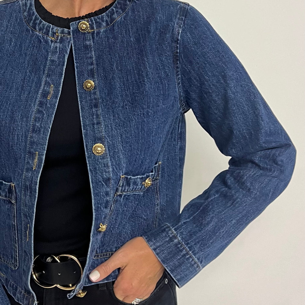 Gossip Denim Button Jacket