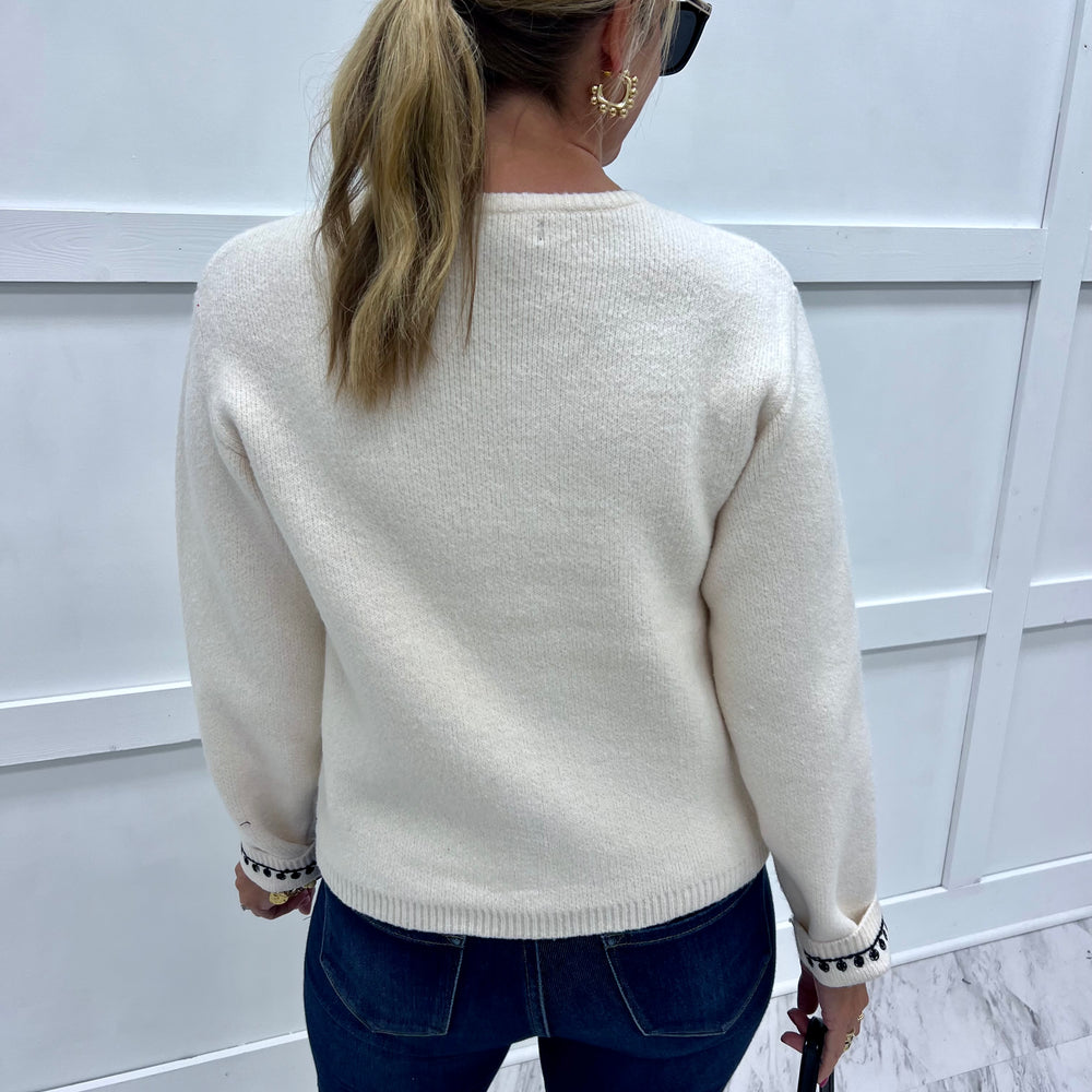 
                  
                    Samantha Embroidered Cardigan
                  
                