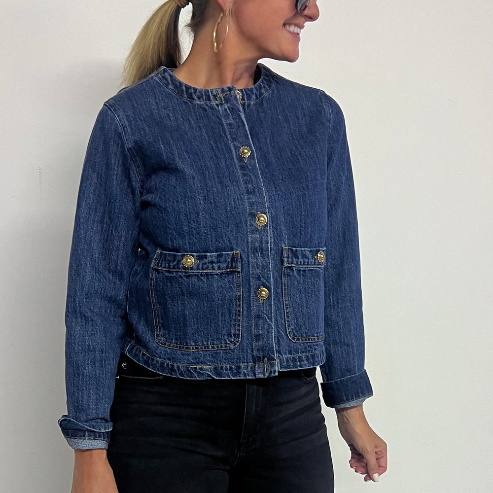 
                  
                    Gossip Denim Button Jacket
                  
                