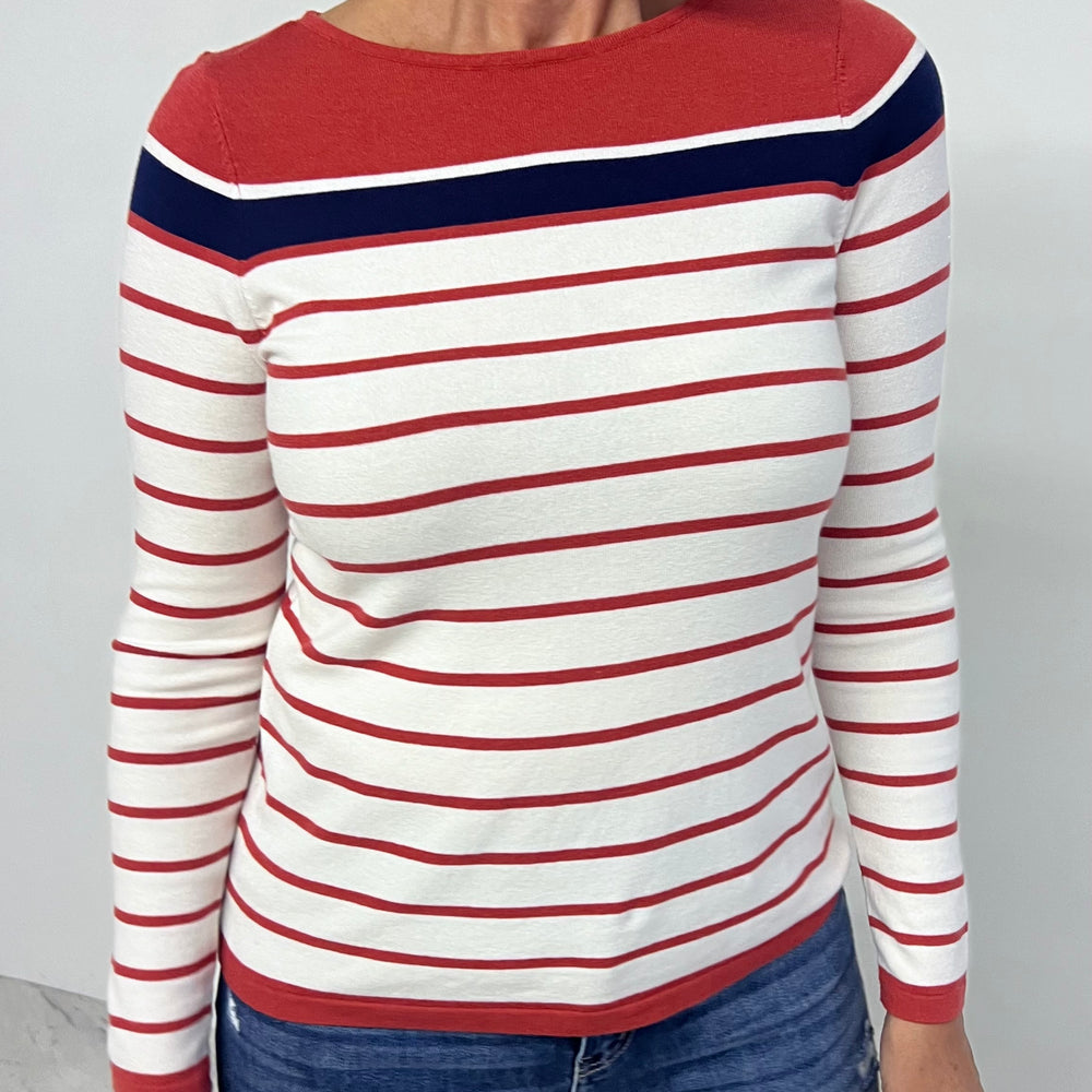 Mason Mix Stripe Sweater (Red)