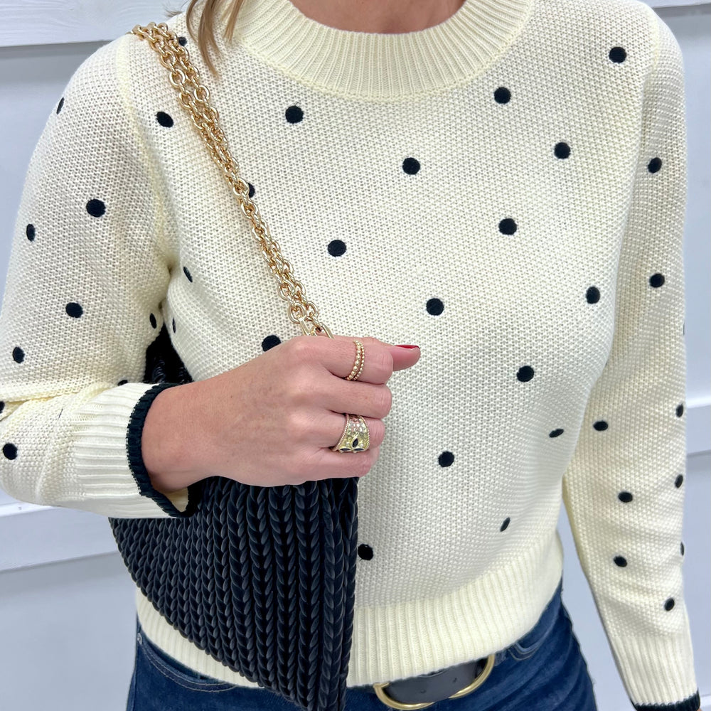 
                  
                    Poppy Polka Dot Sweater
                  
                