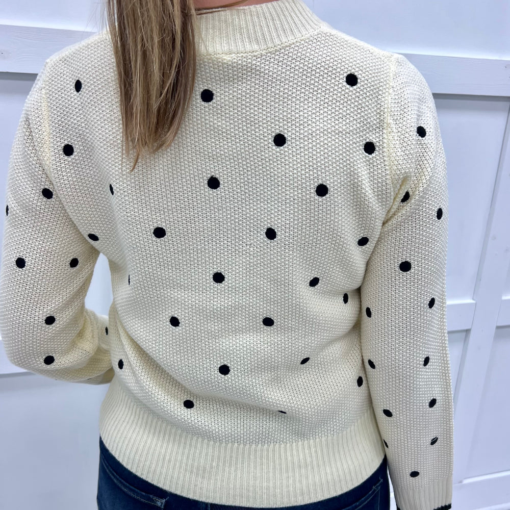 
                  
                    Poppy Polka Dot Sweater
                  
                