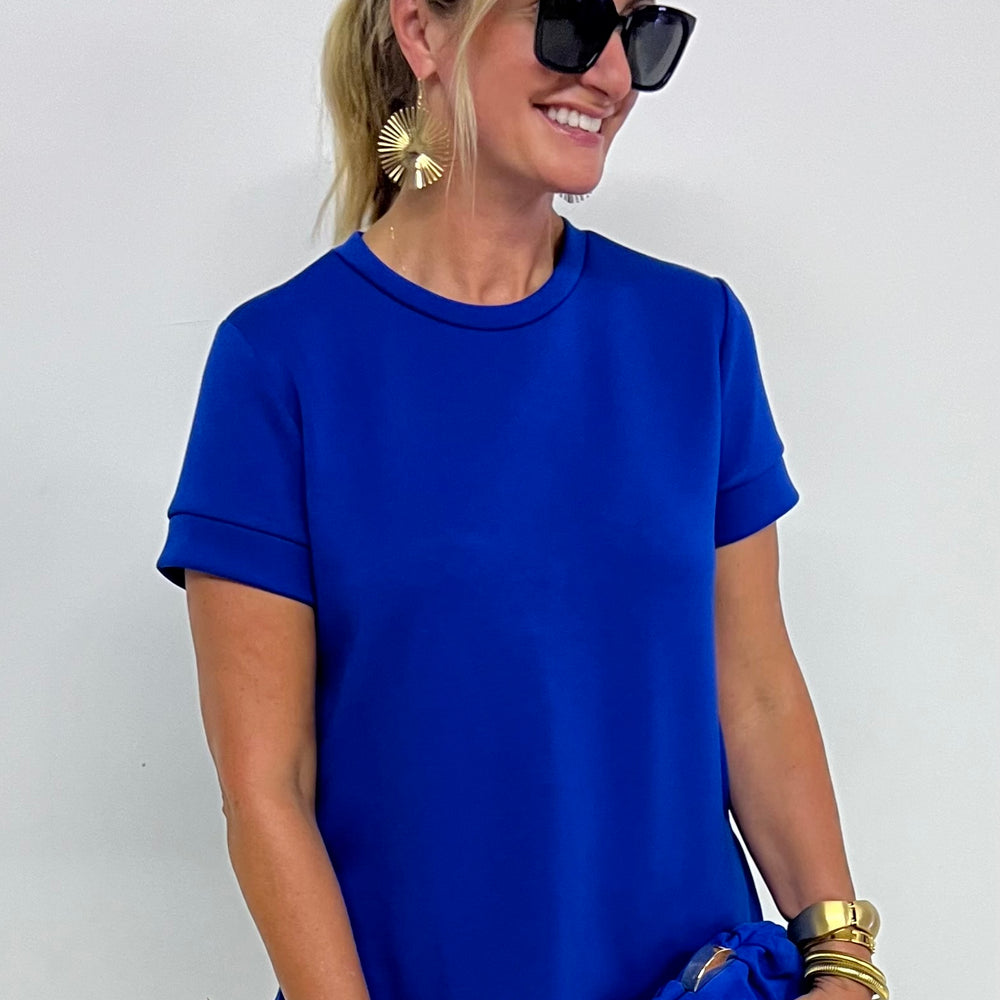 
                  
                    Gal On The Go Scuba Top (Blue)
                  
                