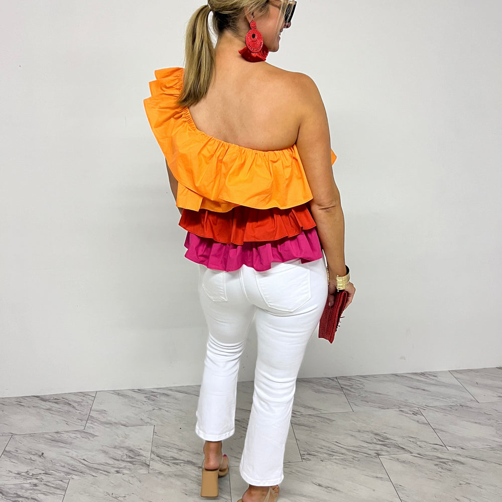 
                  
                    Luliana Single Shoulder Top- FINAL SALE
                  
                