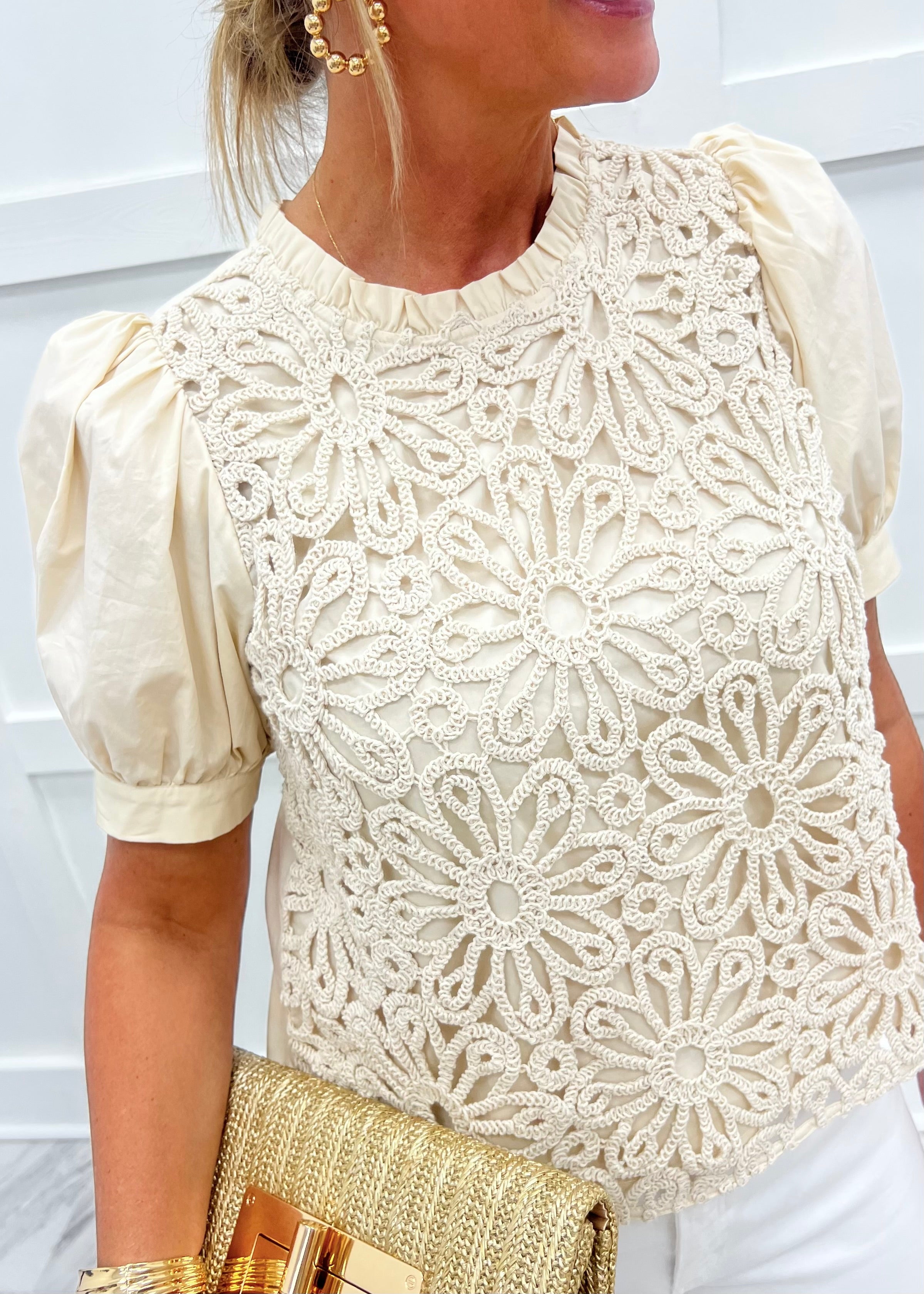 Lilly Lace Top – shop chartreuse