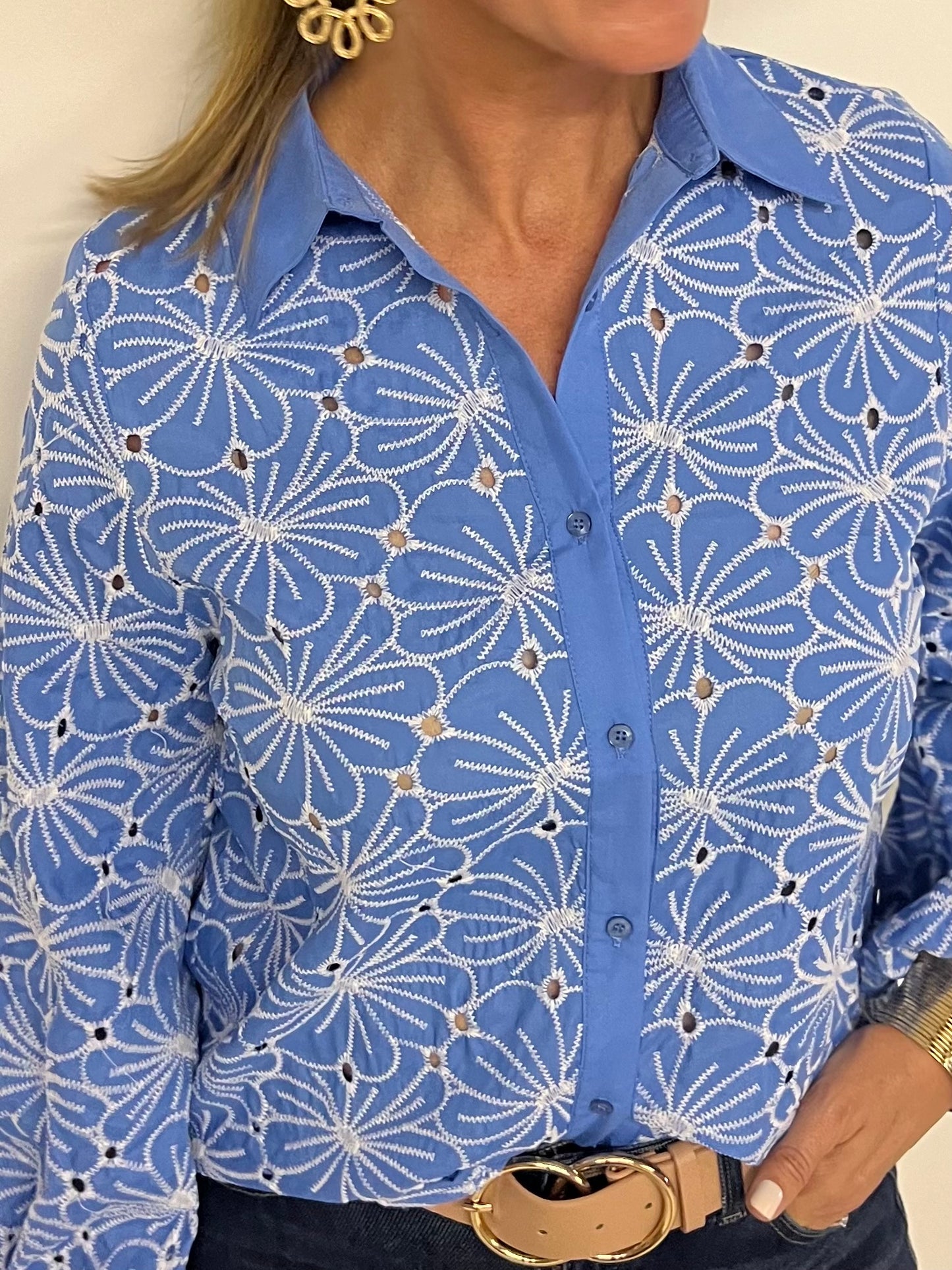 Kaitlyn Floral Embroidered Top