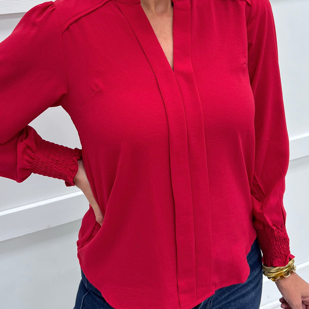 
                  
                    Jordan V.Neck Top (Red)
                  
                