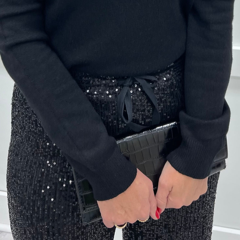 
                  
                    Spotlight Sequin Pants (Black)
                  
                