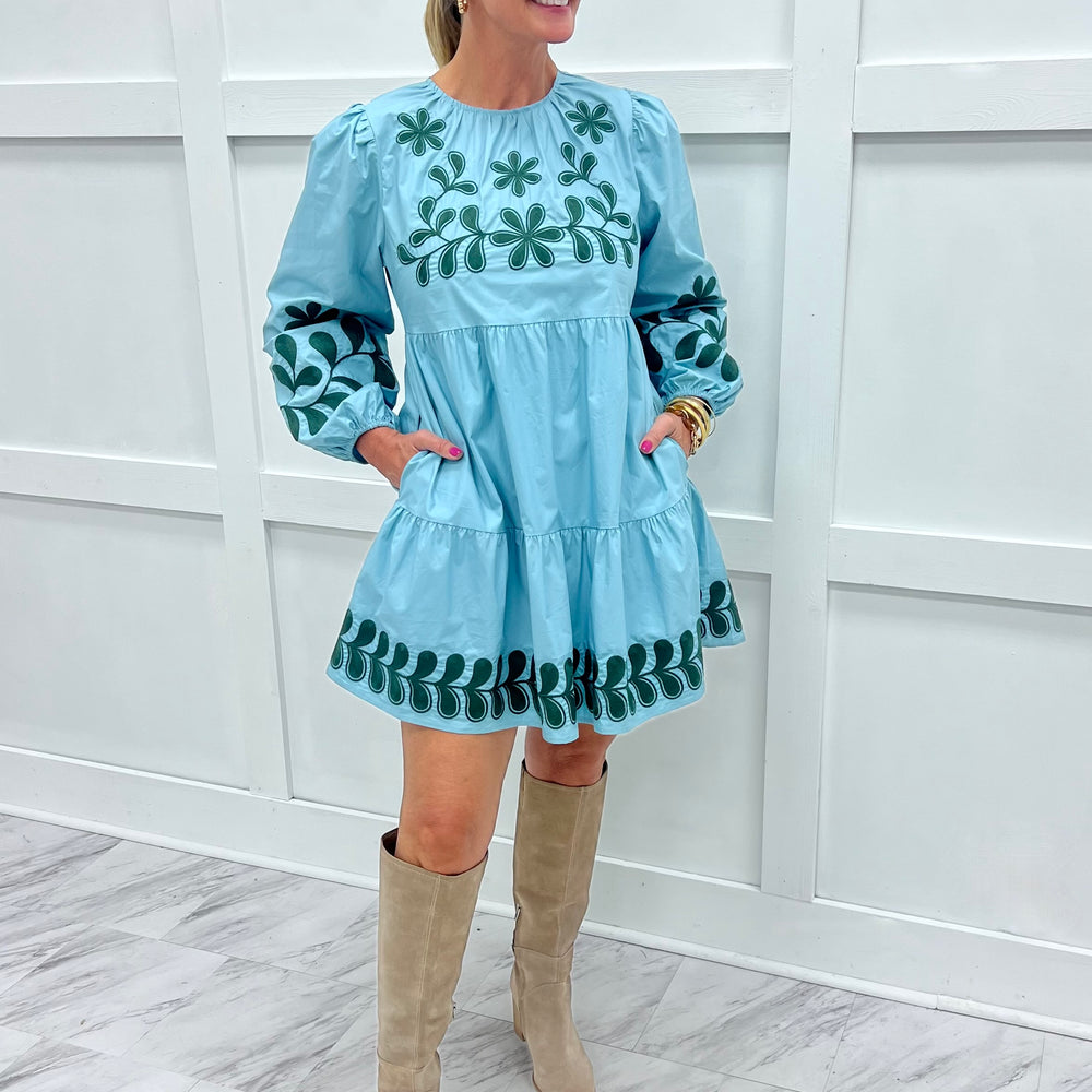 Charleston Embroidered Dress