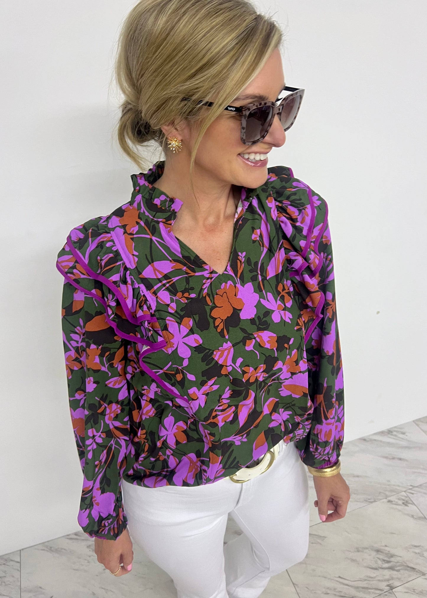 Cassidy Flower Top