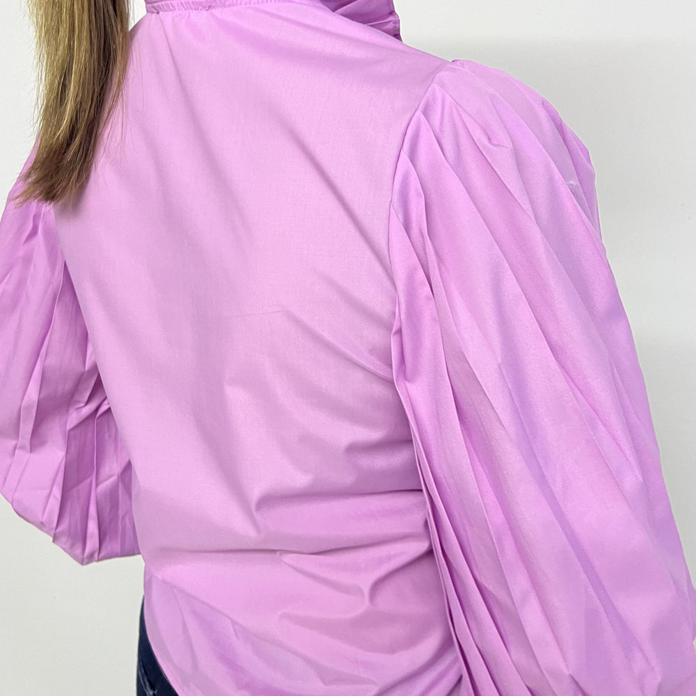 
                  
                    Lush Lavender Pleat Sleeve Top - FINAL SALE
                  
                