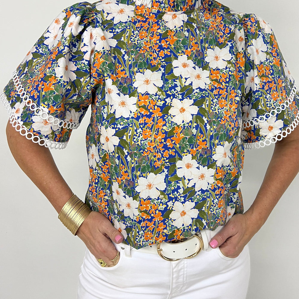 Perfect Day Floral + Circle Top