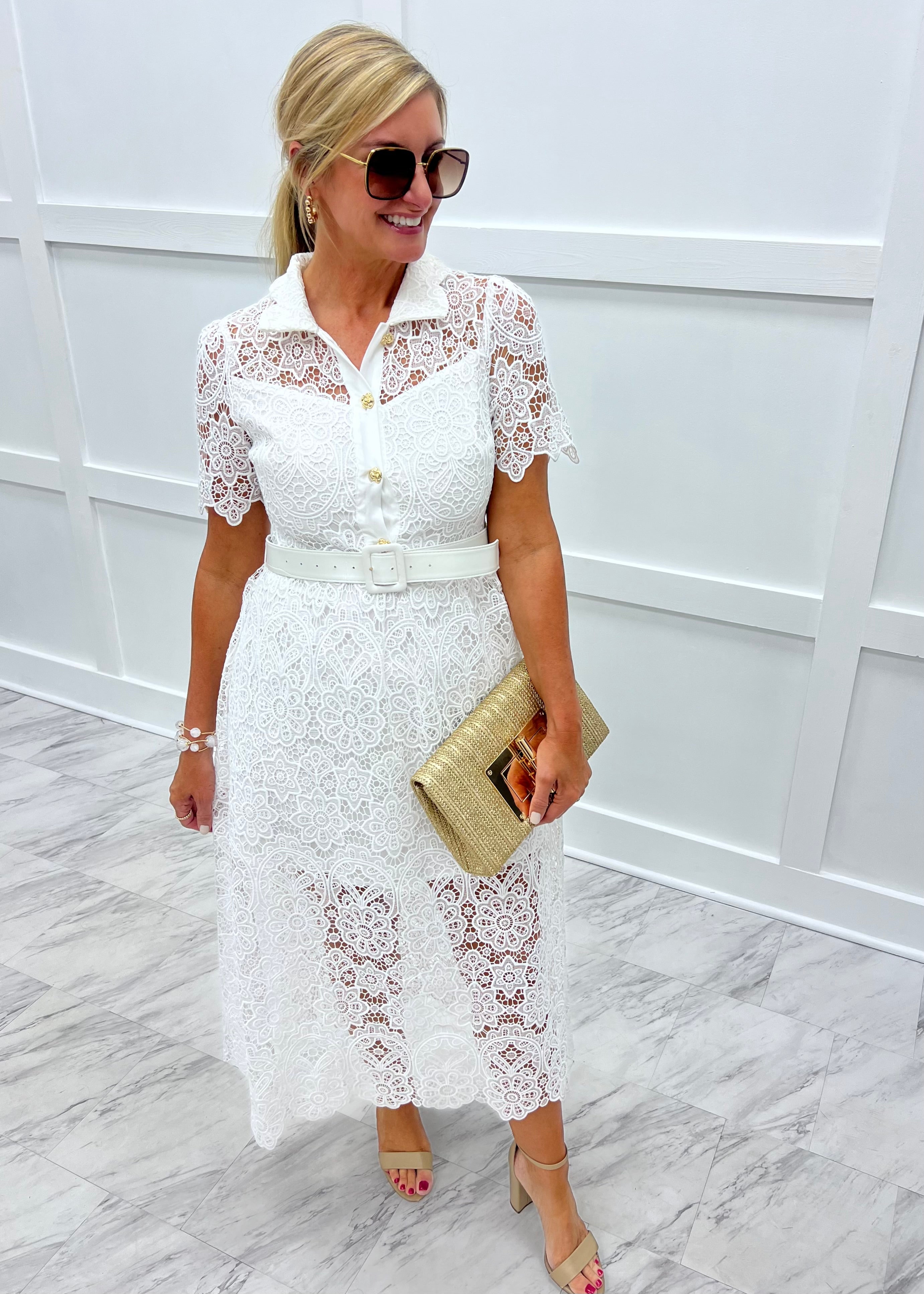 Whisper White Lace Dress-FINAL SALE – shop chartreuse