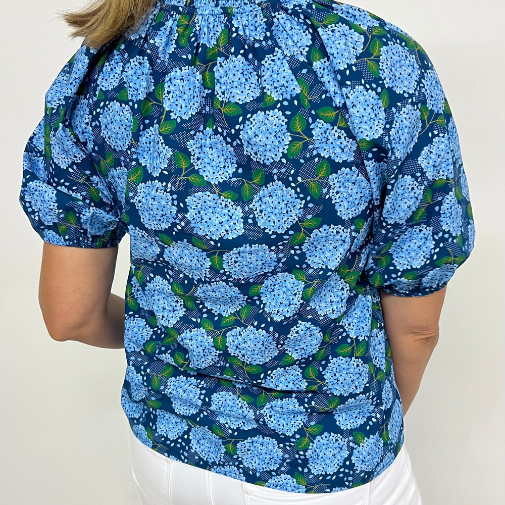 
                  
                    Heavenly Hydrangea Top (Navy)
                  
                