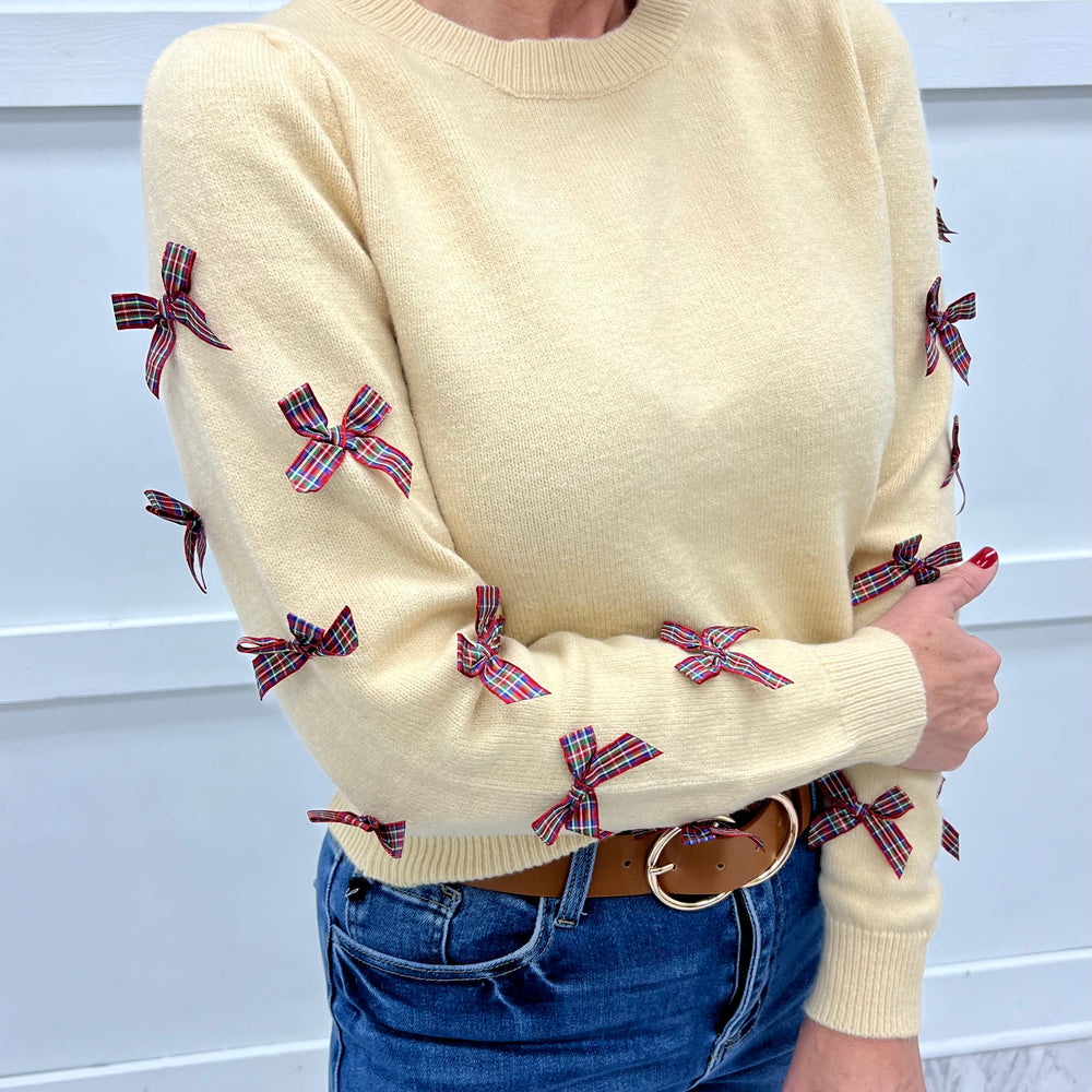 Festive Feels Bow Sweater