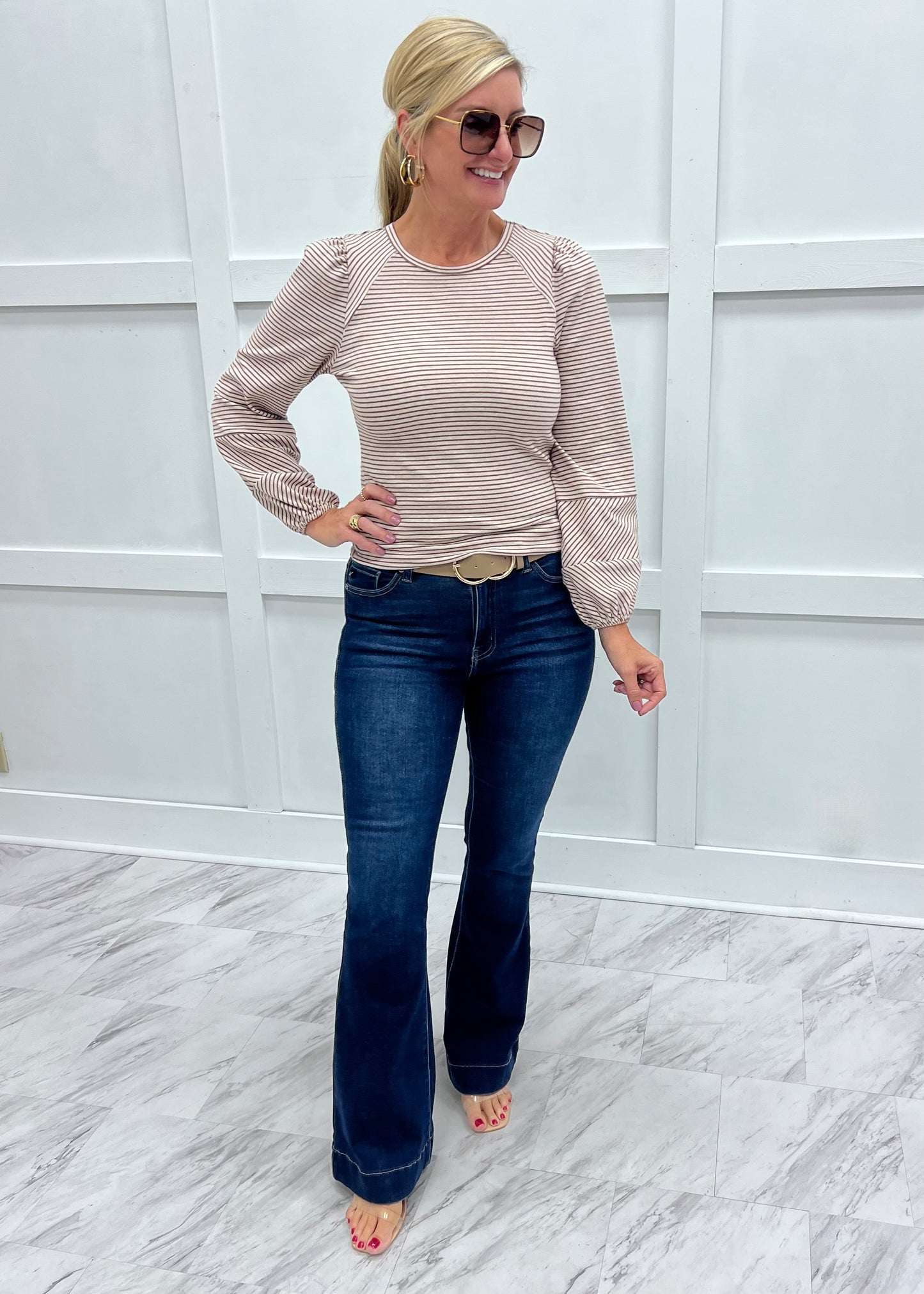 Sullivan Mix Stripe Top
