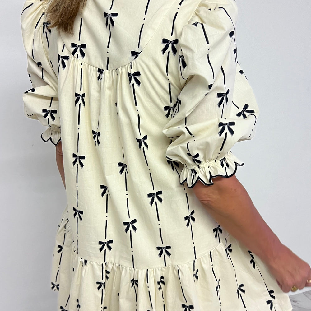 
                      
                        Gwyn Bow Print Dress
                      
                    