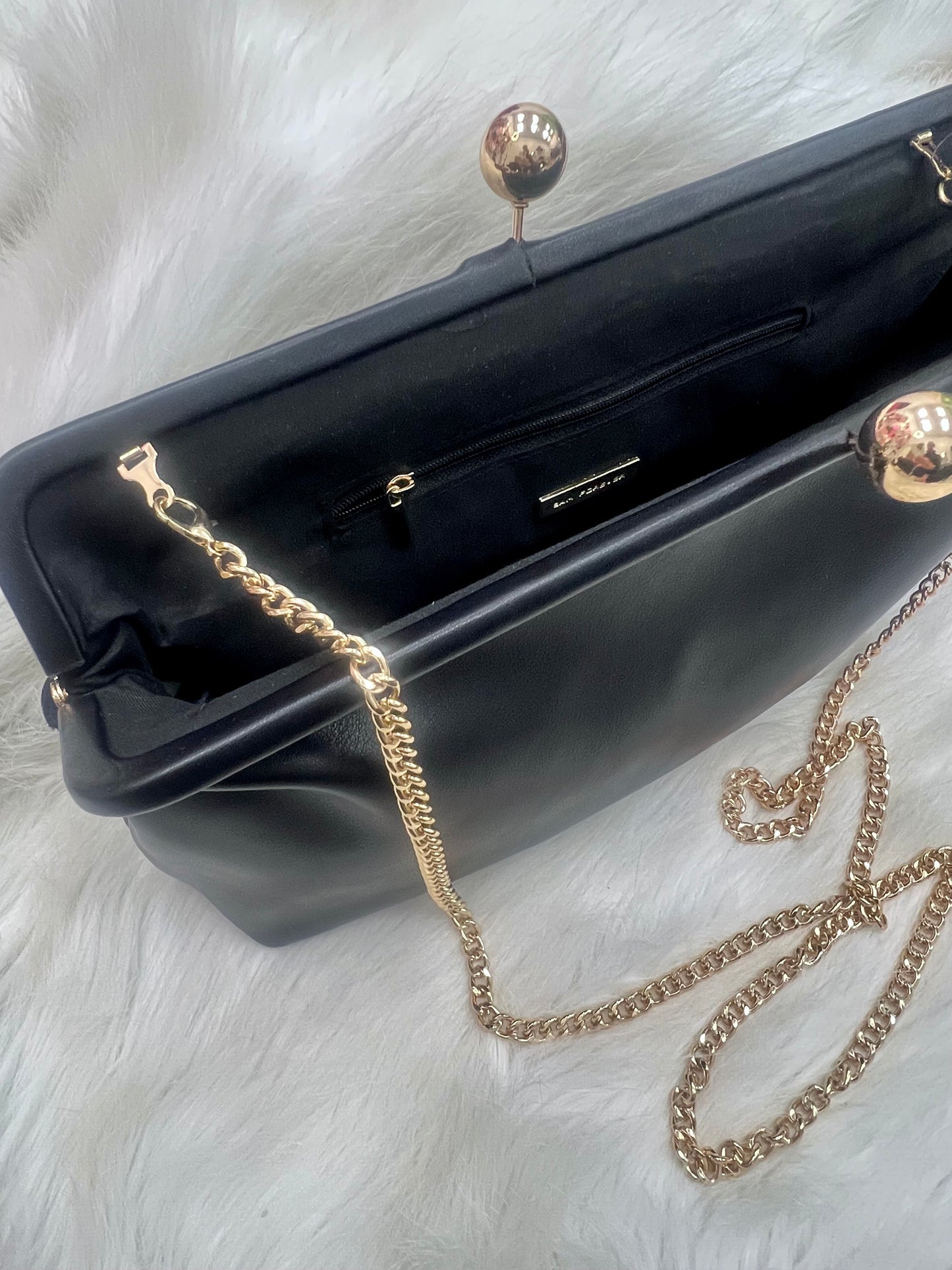 Luxe Black Clutch