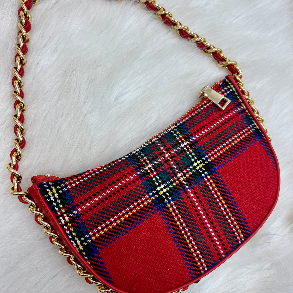 
                  
                    Blair Plaid Handbag (red)
                  
                