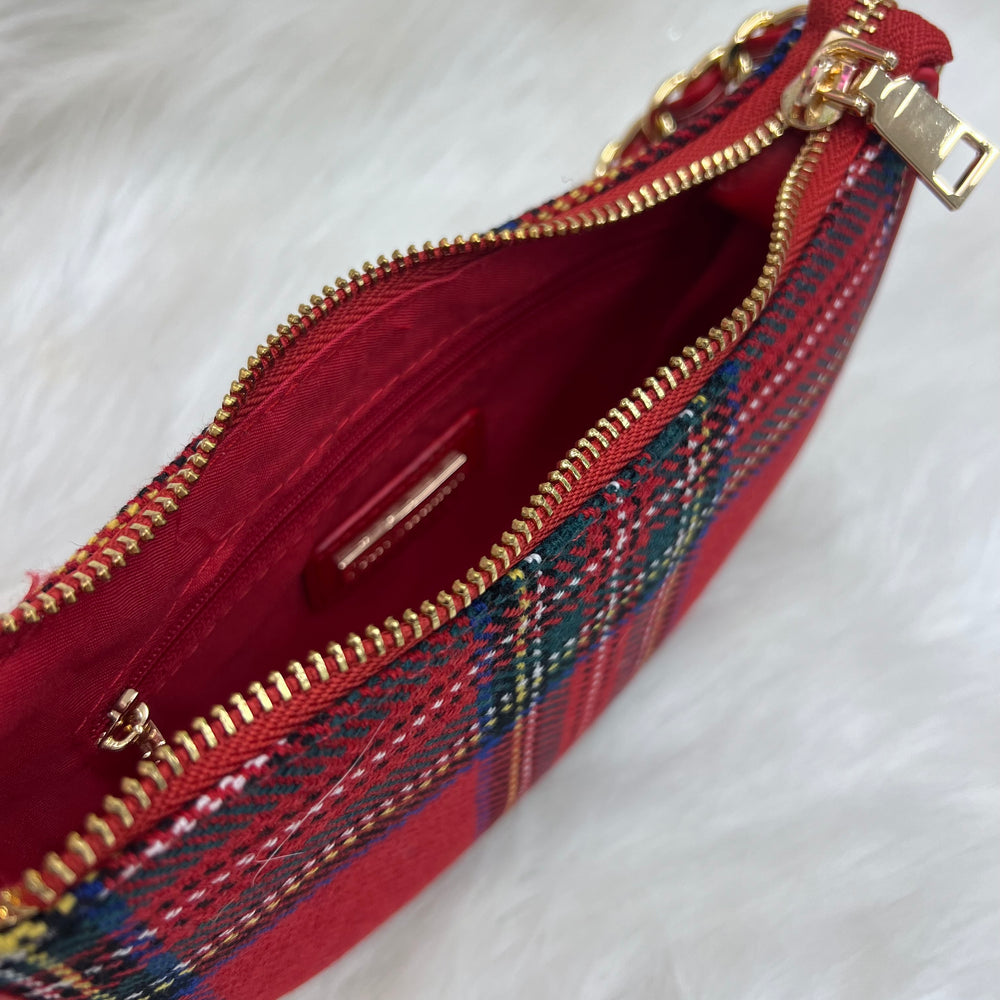
                  
                    Blair Plaid Handbag (red)
                  
                