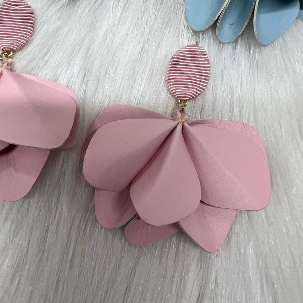 
                  
                    Flora Leather Earrings
                  
                