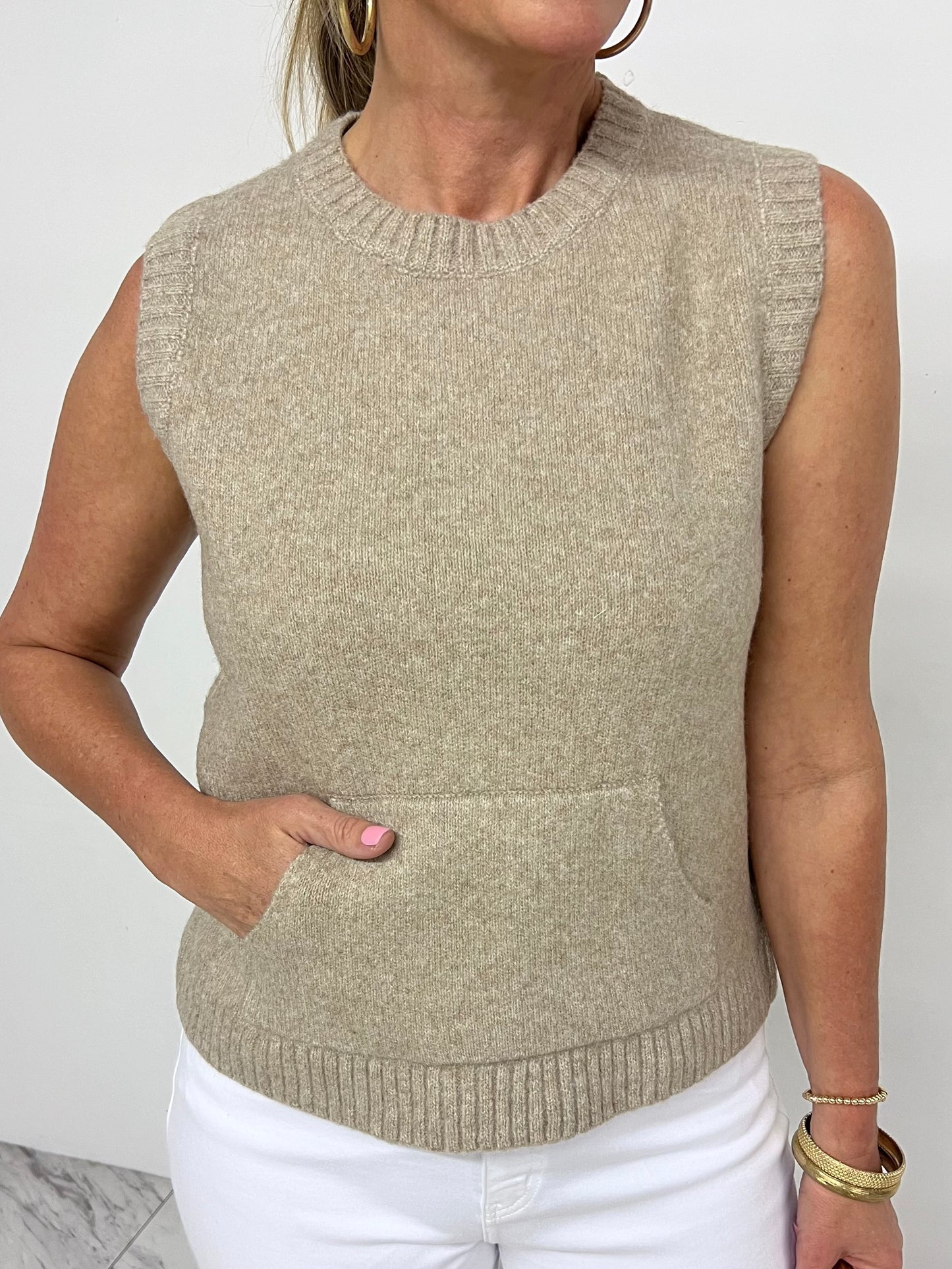 McKay Sleeveless Sweater-FINAL SALE