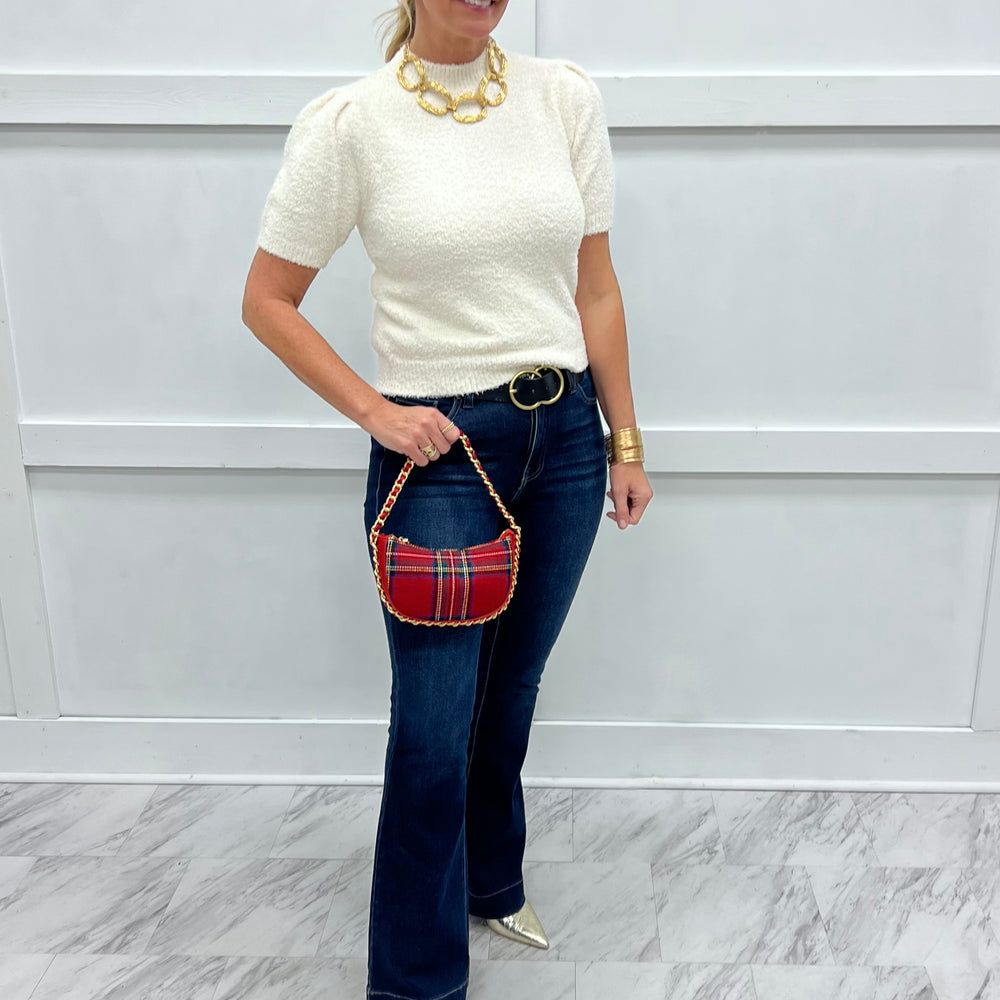 Dream A Little Dream Short Sleeve Sweater